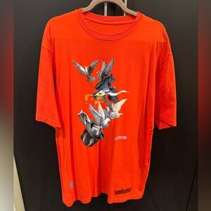 Men’s Heron Preston Red graphic T size M worn ONCE